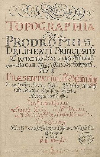 Topographia oder Prodromus Delineati Principatus Lignicensis Bregensis, et Wolaviensis [...]