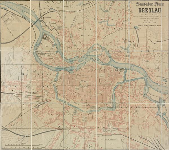Neuester Plan von Breslau [S. Lilienfeld]