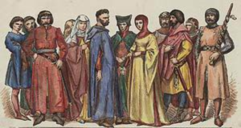 [Ubiory w Polsce 1200-1795. Przez J. Matejkę, 1228-1333, ryc. 2]